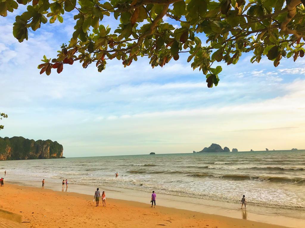 甲米奥南舒适私人客房海滨公寓 Ao Nang 外观 照片